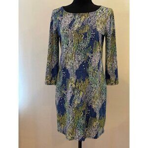 BCBG Maxazria XS Blue Floral Mini Dress